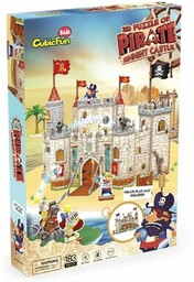 CUBIC FUN Puzzle 3D Zamek Piratów P833H (183