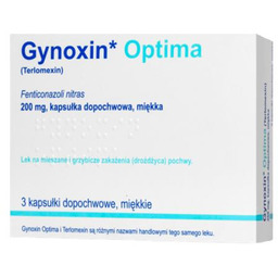 Gynoxin Optima 200 mg, 3 kapsułki dopochwowe (Delfarma)
