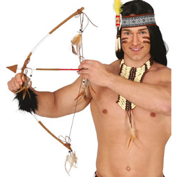 Indiański łuk ze strzałą - 60 cm -
