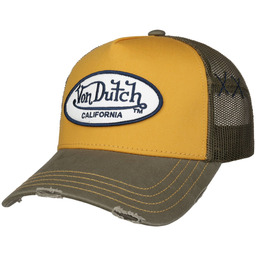 Czapka Trucker Distressed XX by Von Dutch, khaki,