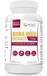 Wish Dzika Róża Extract 750 mg, 120 kapsułek