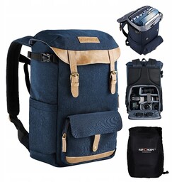 Duży plecak fotograficzny na aparat laptopa drona K&f