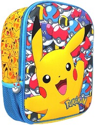 Plecak 3D przedszkolny - Pokémon Pikachu 30 x