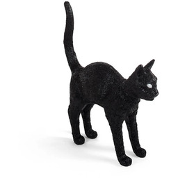 SELETTI - Jobby The Cat Lampa Stołowa Czarna