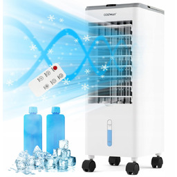 Klimatyzator przenośny 3w1 Costway Wentylator kółka pilot
