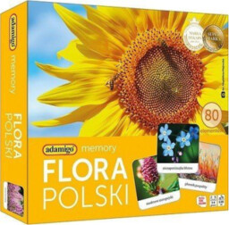 Adamigo memory gra planszowa Flora Polski