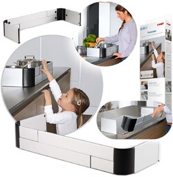 Osłona płyty kuchennej kuchenki szer 44-65cm REER