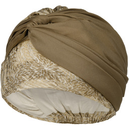 Turban Glittery Garden by Christine Headwear, beżowy, One