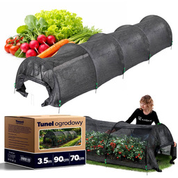 Tunel ogrodowy Vindelle siatka PE 350 x 90