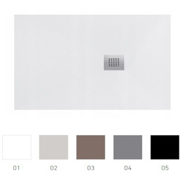 Brodzik prostokąt 140x70cm czarny mat z syfonem,VAYER KRONOS