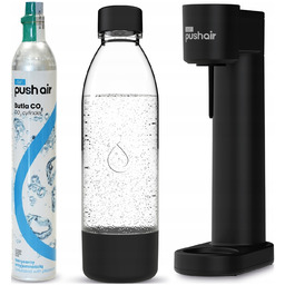 PushAir Saturator Do Wody Dafi Syfon Czarny Nabój