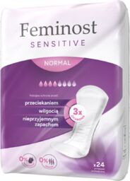 Feminost Sensitive Normal, podpaski urologiczne, 24 sztuki