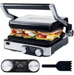 Grill elektryczny Kontaktowy Yoer 2000W +Programator czasu
