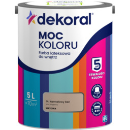 Farba lateksowa do wnętrz MOC KOLORU Karmelowy beż