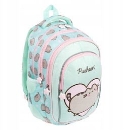 Plecak szkolny Pusheen Mint miętowy St.Majewski