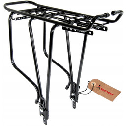 Bagażnik rowerowy regulowany 26'' - 28'' stalowy pod