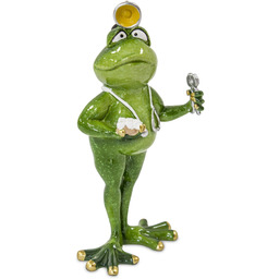 Figurka dekoracyjna żaba lekarz stomatolog 20x8 112089