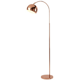 Searchlight Lampa łukowa - lampa stojąca Lukai, miedziany,