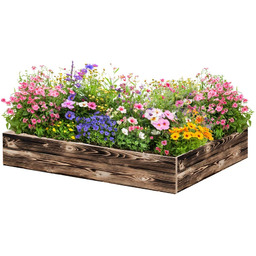 ATMOWOOD Drewniana grządka podwyższona 120 80 20 cm