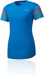 Mizuno koszulka damska Aero T-shirt - niebieska, szara