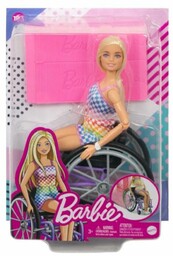 Barbie Fashonistas Lalka na wózku Strój w kratkę