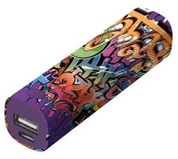 TRUST Powerbank przenośny graffiti tekst
