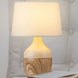 Stojąca LAMPA stołowa YVETTE 4370 Rabalux abażurowa LAMPKA