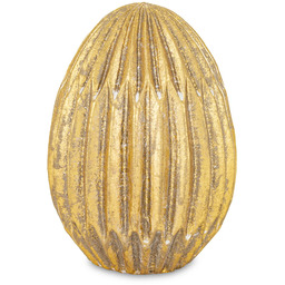 Jajko wielkanocne dekoracyjne złote 11,5x8x8 165784