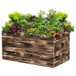 ATMOWOOD Drewniana grządka podwyższona 120 60 60 cm