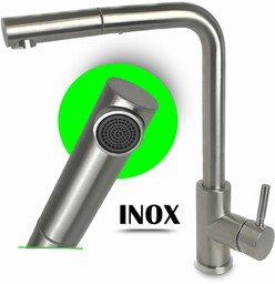 MILO bateria kuchenna wyciągana słuchawka INOX