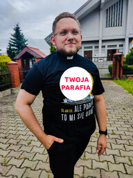 T-Shirt "Co, Jak Co Ale Parafia" / Men