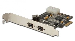 Digitus Karta/Kontroler Firewire (800) PCI Exp., 2xZew. 1xWew.