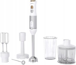 Mikser Ręczny 4w1 Rozdrabniacz 1200W 2x500ml Sencor Biały