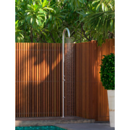 Prysznic zewnętrzny ogrodowy 244cm, stal nierdzewna AISI 316L