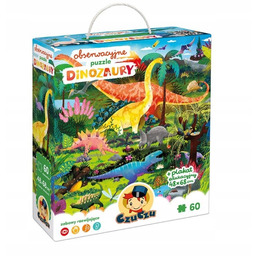 Czuczu Puzzle obserwacyjne Dinozaury