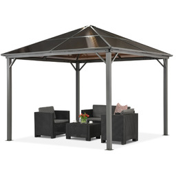 Altana ogrodowa Milos 3x3 Garden Point szara