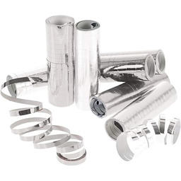 tib 15027 serpentyny, kolorowy metaliczny srebrny, jeden rozmiar