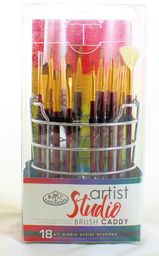 ARTYSTA TUDIO szczotka do czyszczenia, 18 wszystkich pędzli