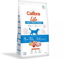 Calibra Dog Life Adult Medium Breed Chicken 12
