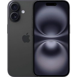 Smartfon APPLE iPhone 16 128 GB Czarny MYE73HX/A
