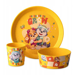 Naczynia Dla Dzieci Żółte Zestaw Psi Patrol Everest