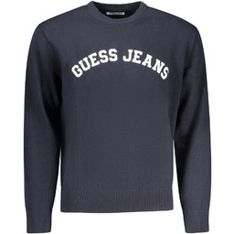 GUESS JEANS MĘSKI NIEBIESKI SWETER