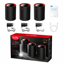 Cudy M3000 3-pack System MESH WiFi-6 AX3000 DUALBAND
