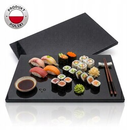 Deska do krojenia granitowa kamienna Premium Black 40x25x1,3