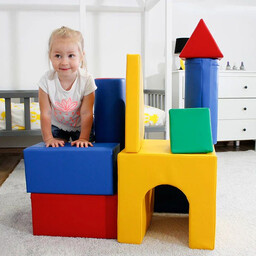 Klocki piankowe IGLU Soft Play Zamek kolorowy SET_03_01