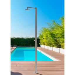 Prysznic zewnętrzny ogrodowy 229cm czasowy, stal nierdzewna AISI