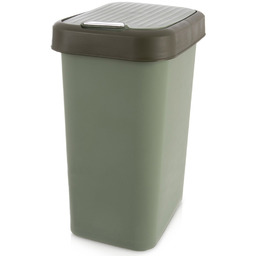 Kosz na śmieci plastikowy zielony 25 l