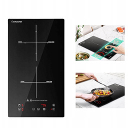 Amzchef Płyta Indukcyjna Do Zabudowy 2-STREFOWA 3300W