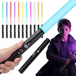 Lightsaber Rgb Edytowalny 2W1 Regulowana Długość Uchwytu 12W