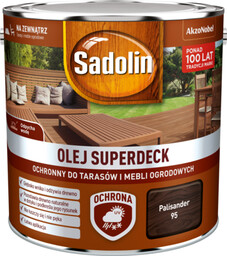 Olej do tarasów i mebli ogrodowych Superdeck Palisander